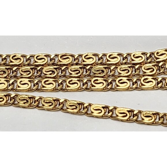 Vintage 18K Two Tone Multi Color Gold Diamond Oval Pendant Link Chain Necklace - Picture 13 of 16